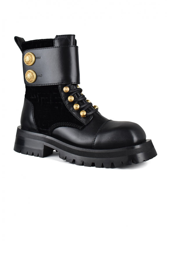 Balmain Women Ranger Army Boots by Luosophy