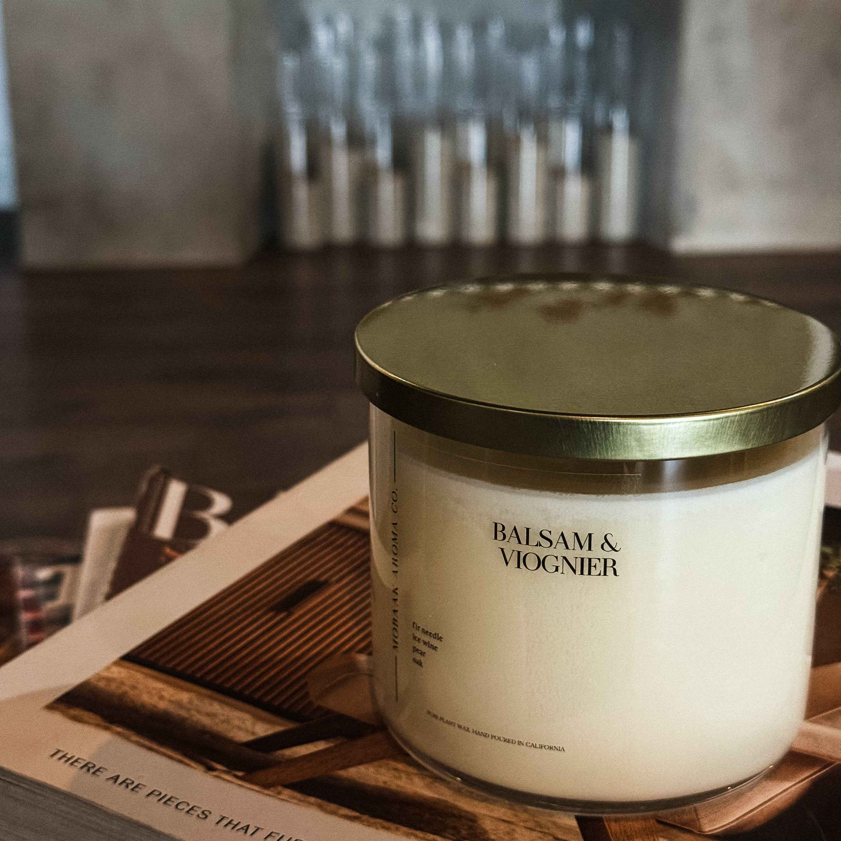 Balsam + Viognier Candles