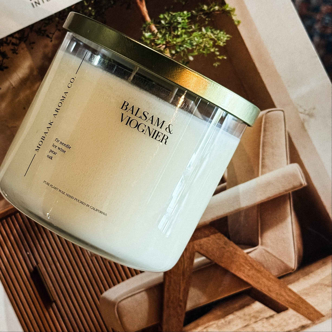 Balsam + Viognier Candles