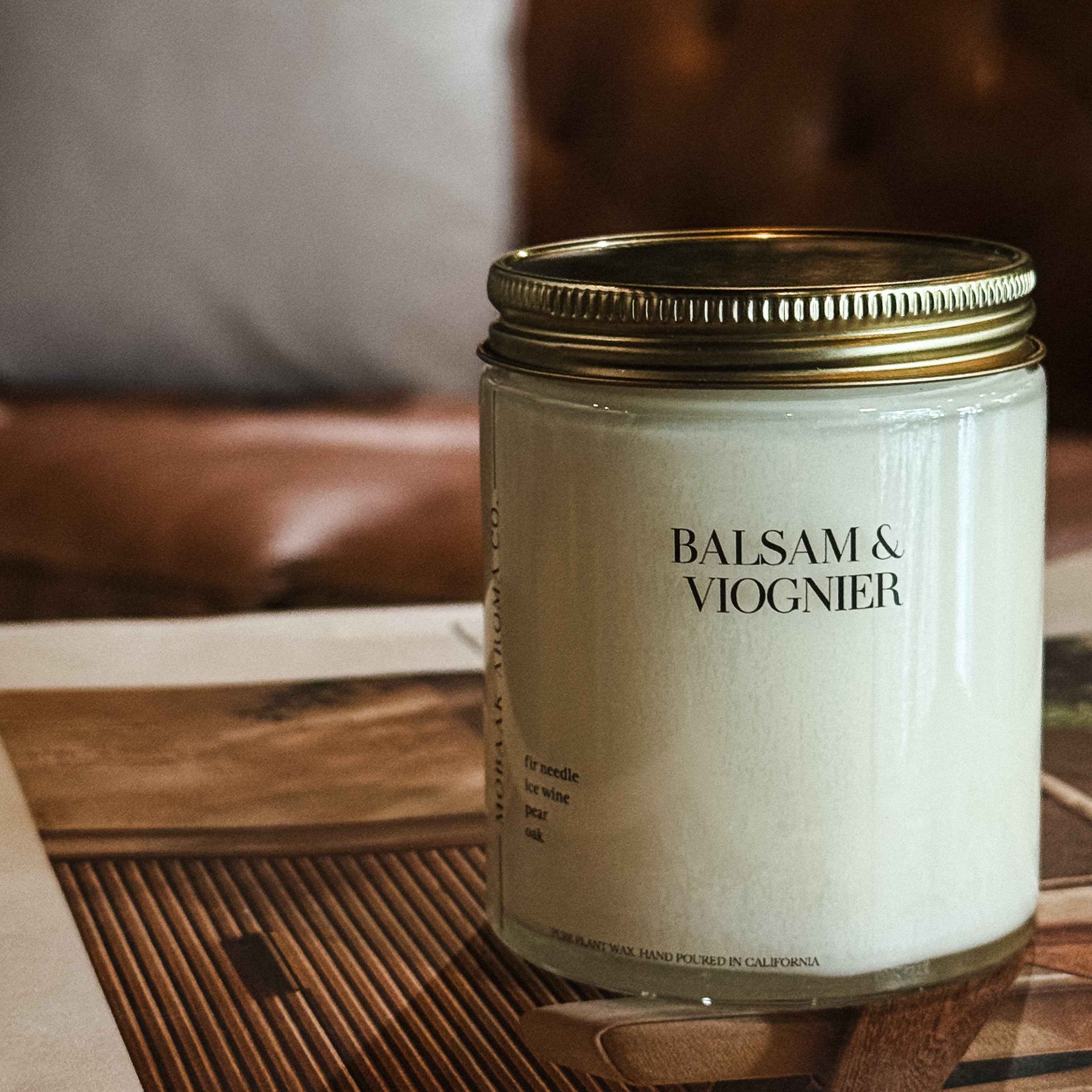 Balsam + Viognier Candles