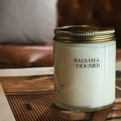 Balsam + Viognier Candles