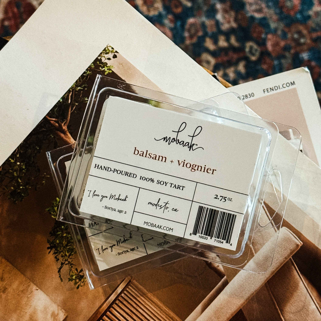 Balsam &amp; Viognier Wickless Tart