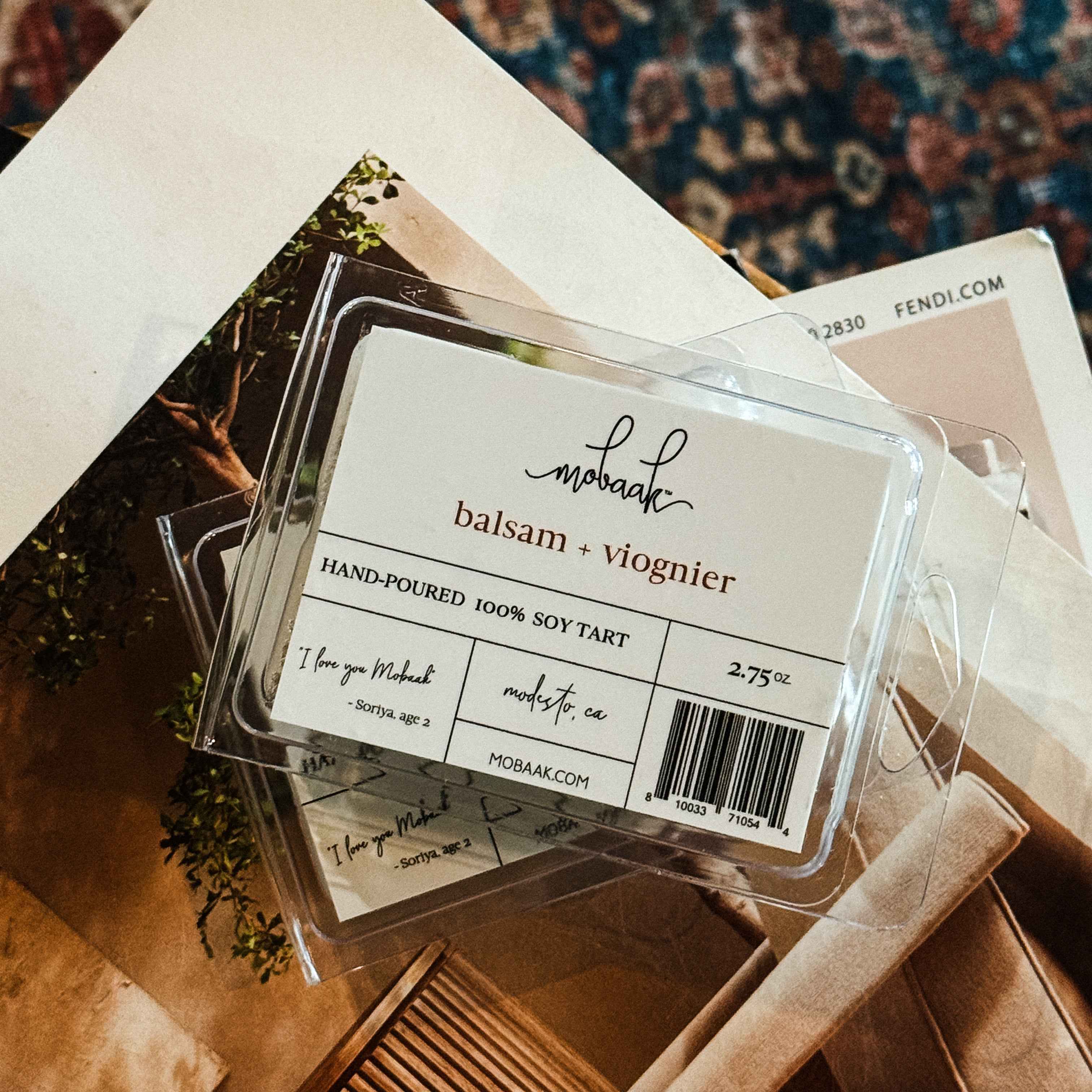 Balsam &amp; Viognier Wickless Tart