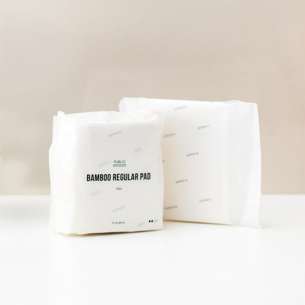 Organic Bamboo Regular Pads by Public Goods
