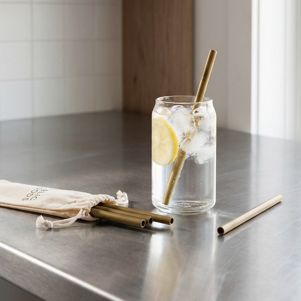 Reusable Bamboo Straws 