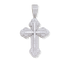 Moissanite Orthodox Cross Pendant - 925 Sterling Silver Baguette Iced Necklace - DestGlow