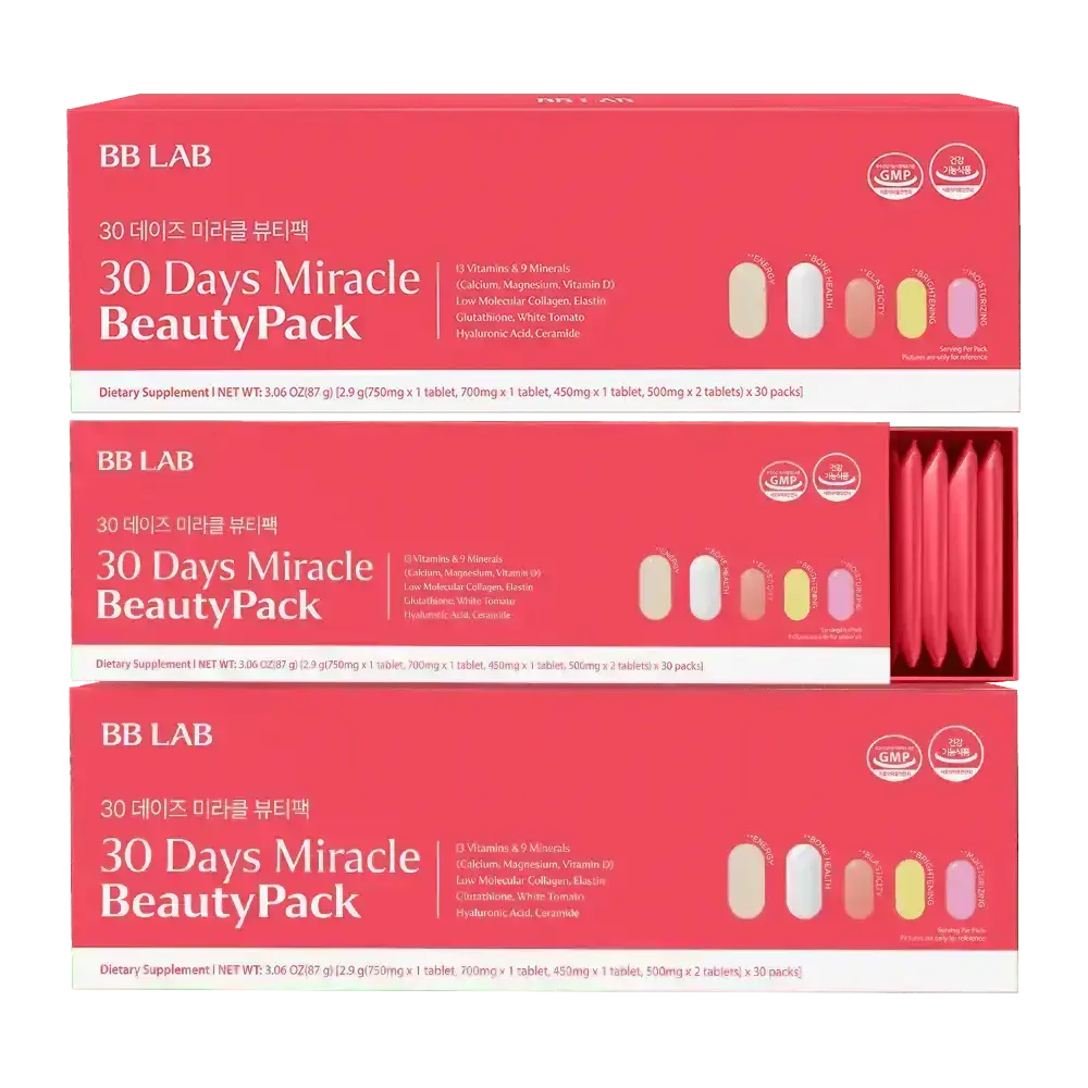 [Bundle] NUTRIONE BB LAB 30days Miracle Beauty Pack (5 tablets x 30 packs) x 3box