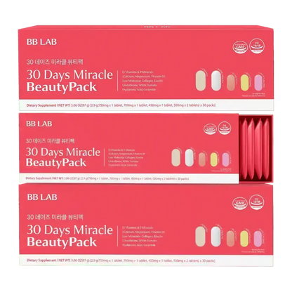 [Bundle] NUTRIONE BB LAB 30days Miracle Beauty Pack (5 tablets x 30 packs) x 3box
