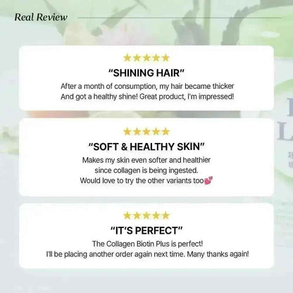 [Bundle] Low-Molecular Collagen Biotin Plus, 30 sticks x 3box