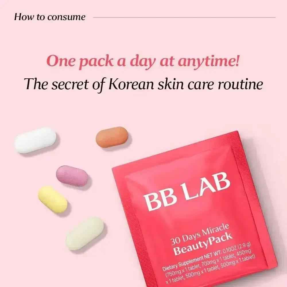 [Bundle] NUTRIONE BB LAB 30days Miracle Beauty Pack (5 tablets x 30 packs) x 3box