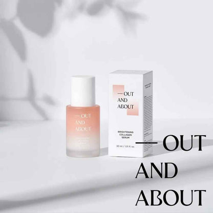 [Out And About Set] OUT AND ABOUT Moisture Tea Tree Cica Toner 200ml &amp; Brightening Collagen Serum 30ml