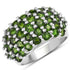 5.04 Carat Genuine Chrome Diopside .925 Sterling Silver Ring by Bids.com