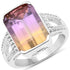 7.15 Carat Genuine Ametrine .925 Sterling Silver Ring by Bids.com