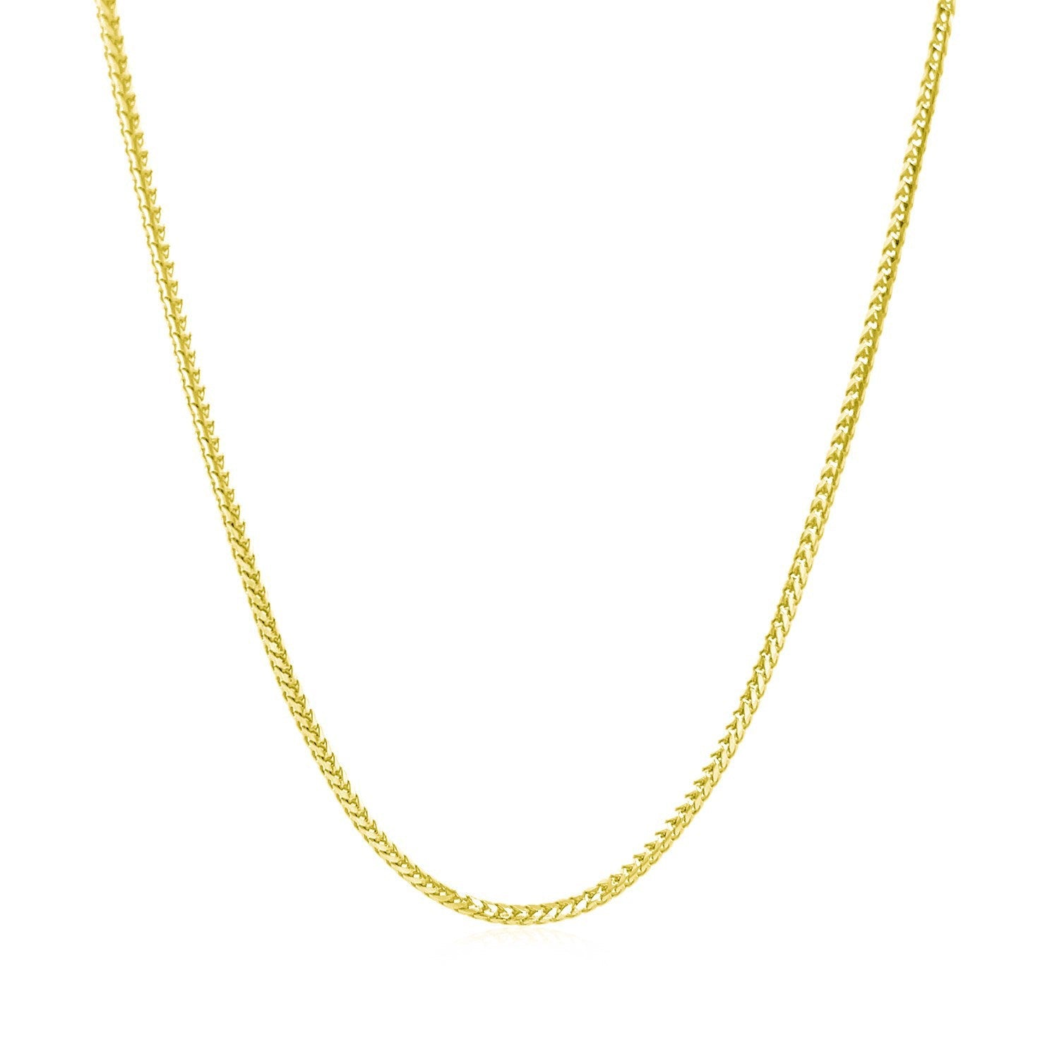 14k Yellow Gold Franco Chain 1.2mm by Bids.com