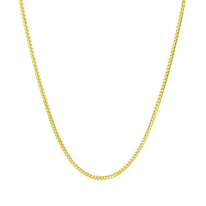 14k Yellow Gold Franco Chain 1.2mm by Bids.com