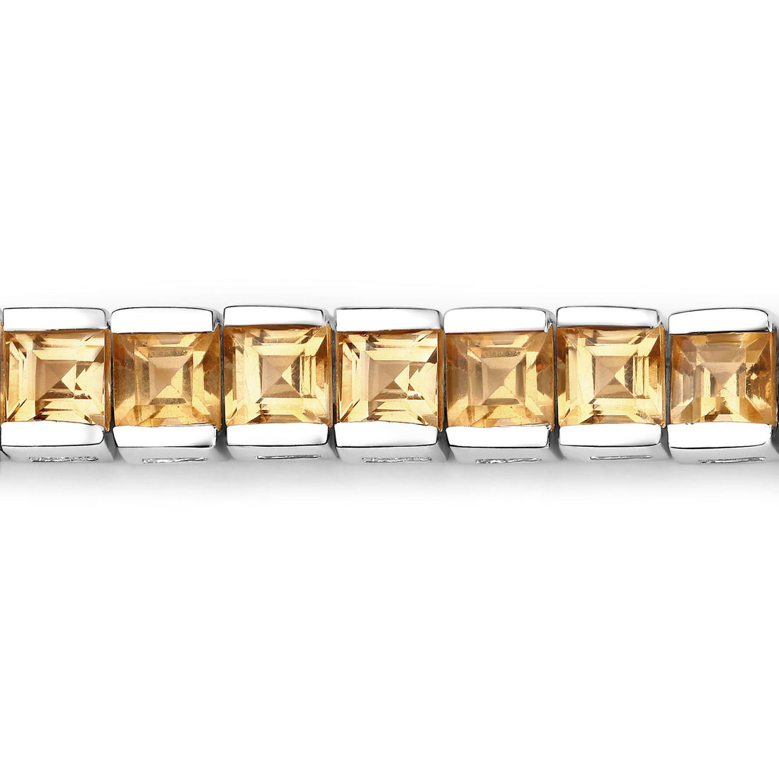 8.25 Carat Genuine Citrine .925 Sterling Silver Bracelet by Bids.com