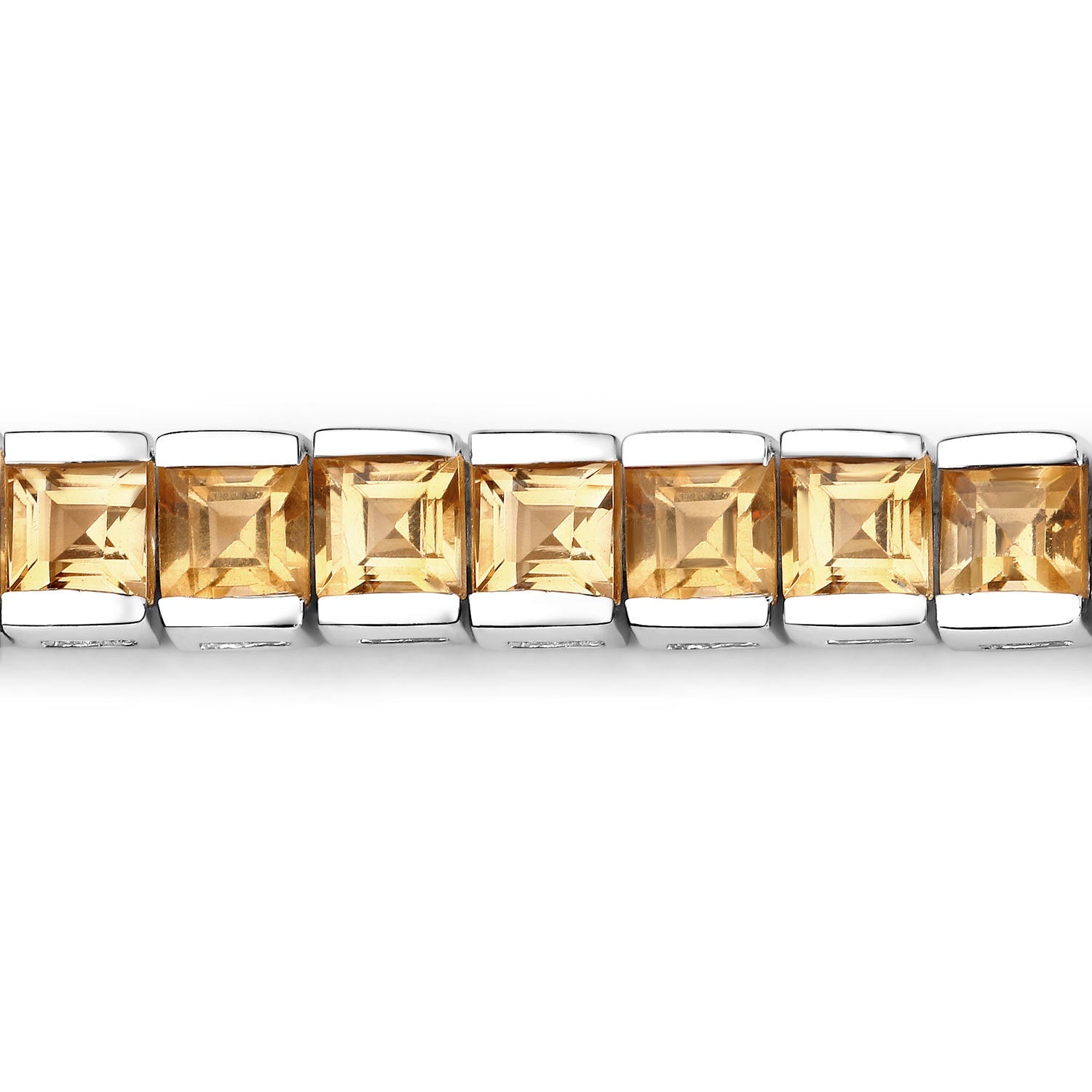 8.25 Carat Genuine Citrine .925 Sterling Silver Bracelet by Bids.com