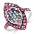 1.77 Carat Genuine Blue Sapphire and Ruby .925 Sterling Silver Ring by Bids.com
