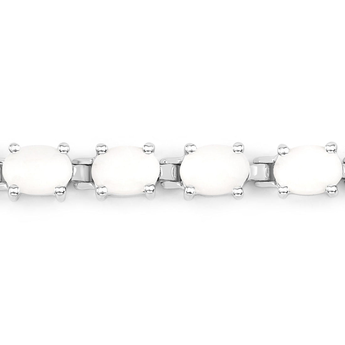 10.26 Carat Genuine Opal .925 Sterling Silver Bracelet by Bids.com