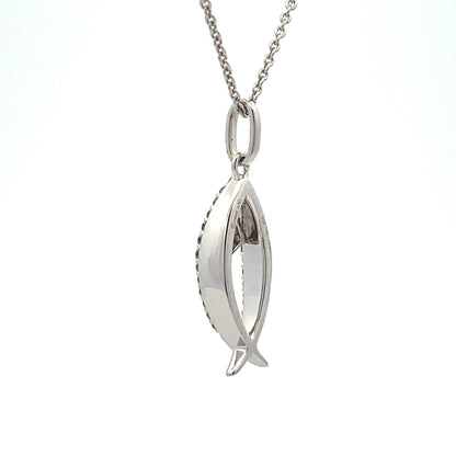 .17ct Cross Religious Pendant Sterling Silver 10KT Gold by Bids.com