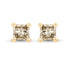 0.31 Carat Genuine Champagne Diamond 14K Yellow Gold Earrings (I1-I2)  DestGlow