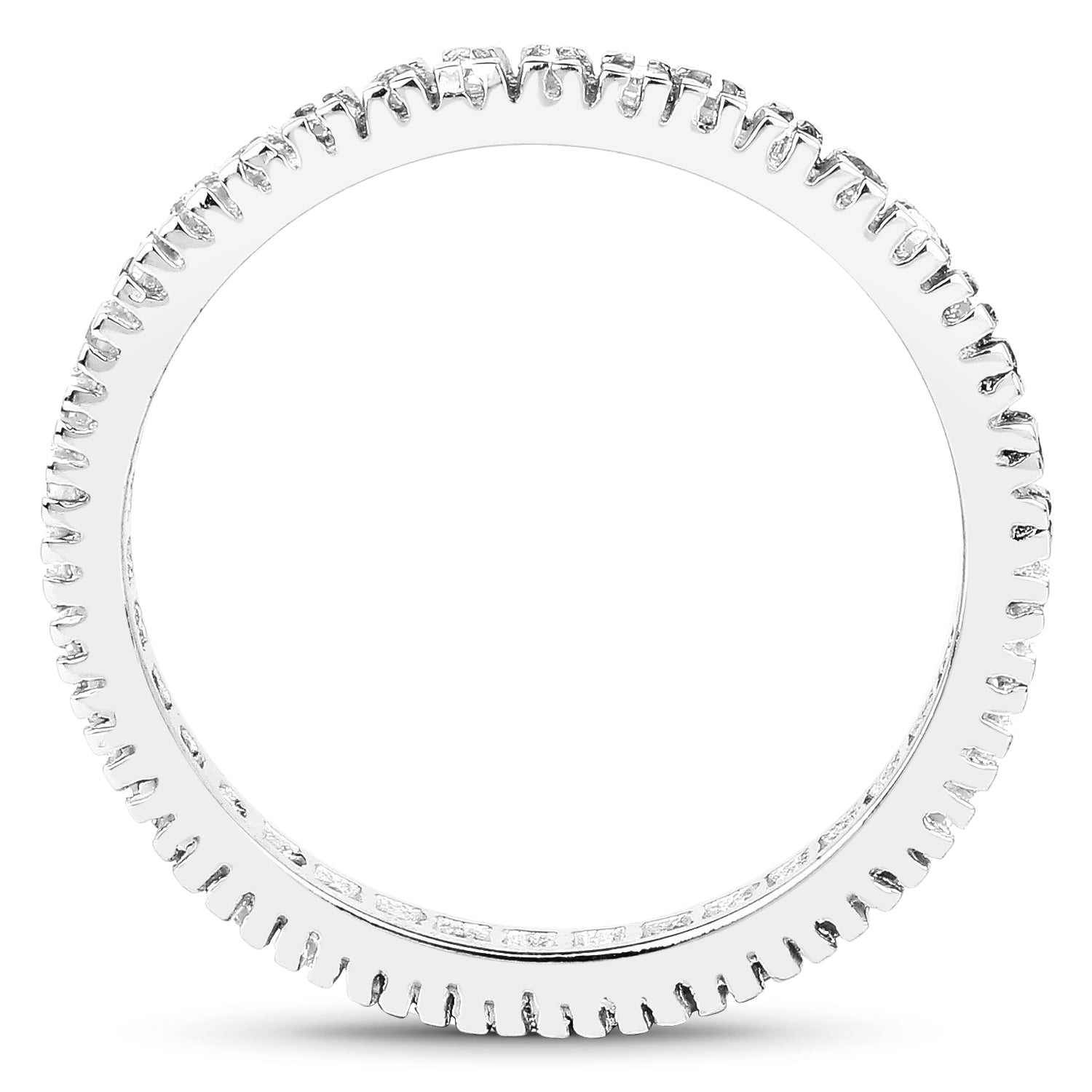 0.57 Carat Genuine Champagne Diamond .925 Sterling Silver Ring by Bids.com