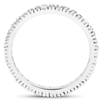 0.57 Carat Genuine Champagne Diamond .925 Sterling Silver Ring by Bids.com