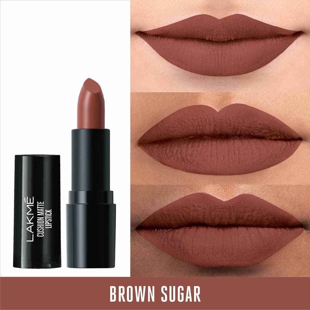 Lakme Cushion Matte Lipstick - Brown Sugar