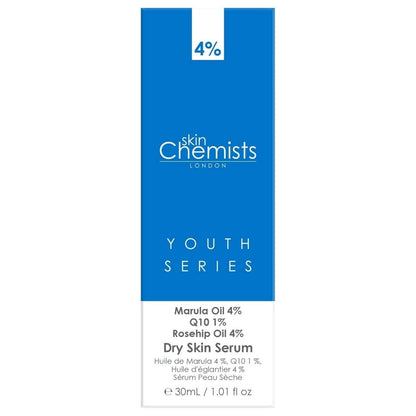Dry Skin Serum Marulua Oil 4%, Q10 1%, Rosehip Oil 4% 30ml by skinChemists US