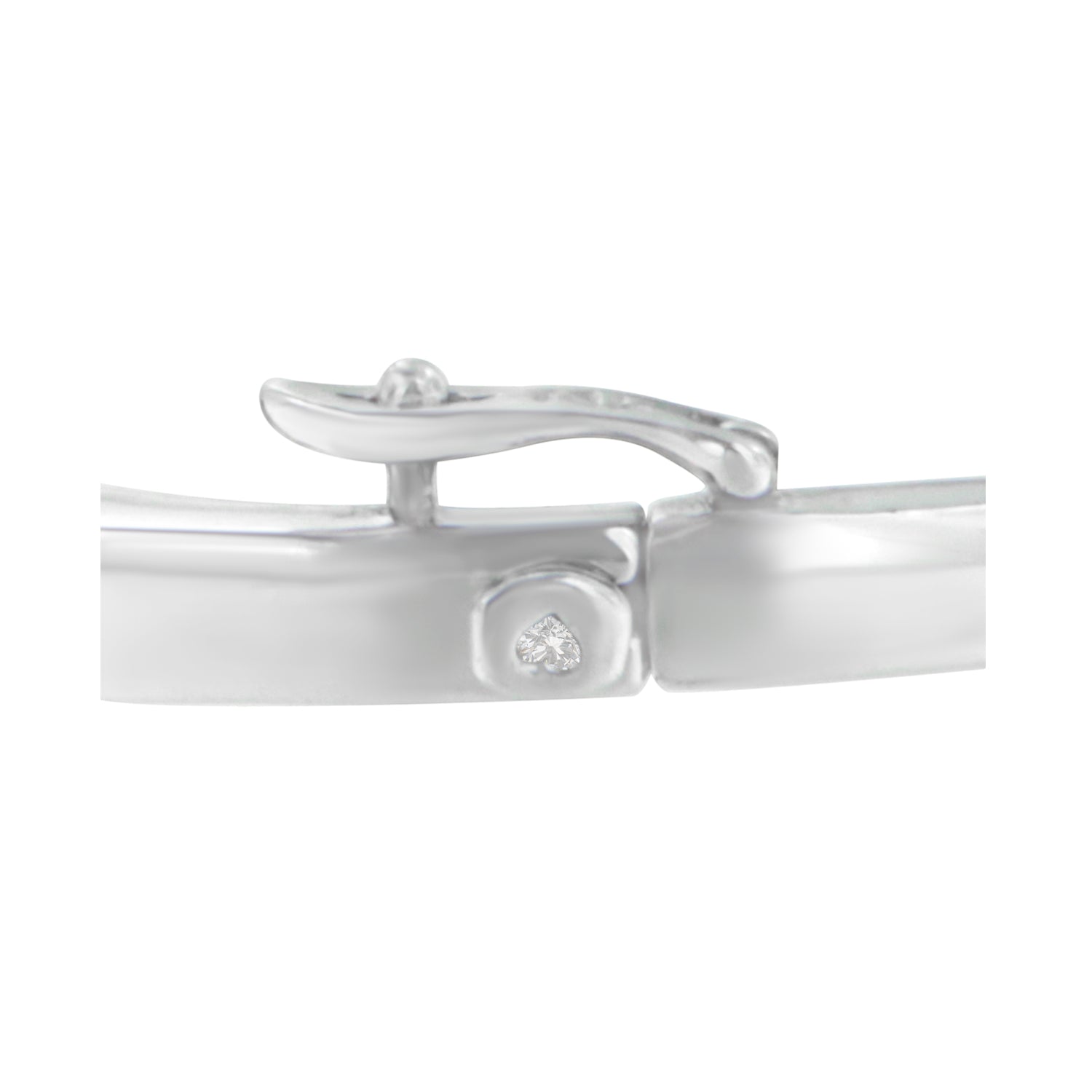 14K Two-Toned Gold Princess Cut Diamond Fashion Bangle (1 cttw, H-I Color, SI1-SI2 Clarity) by Bids.com