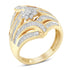 10K Yellow Gold Diamond Ring (1 Cttw, I-J Color, I2-I3 Clarity) - Size 7 by Bids.com
