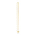 14k Yellow Gold Heart Element Paperclip Necklace by Bids.com