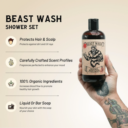 Beast Wash Shower Set by Johnny Slicks