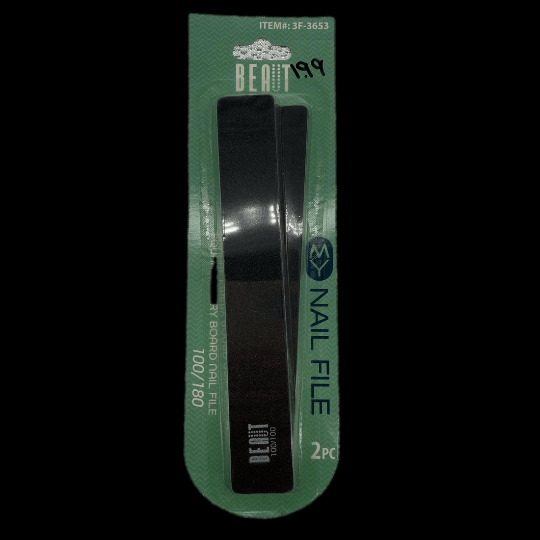 Beaut Square Emery Board Nail File - DestGlow