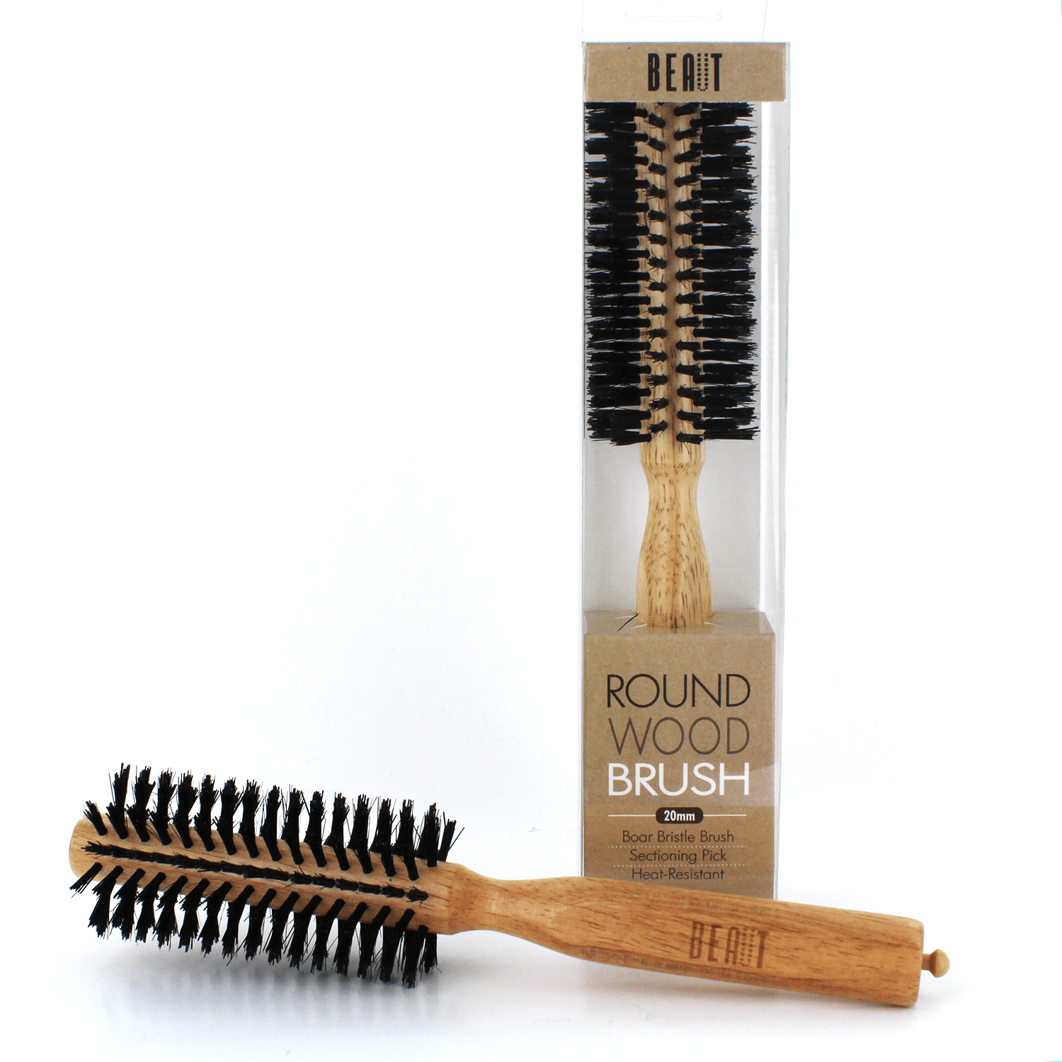 Beaut Wood Round Brush