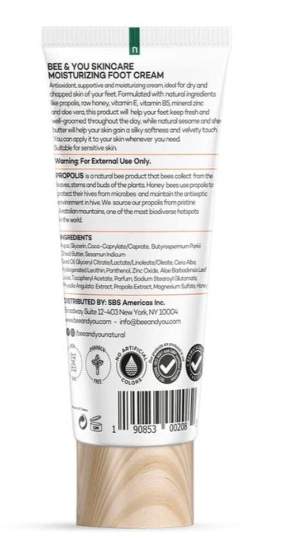 Bee &amp; You Skincare Foot Cream