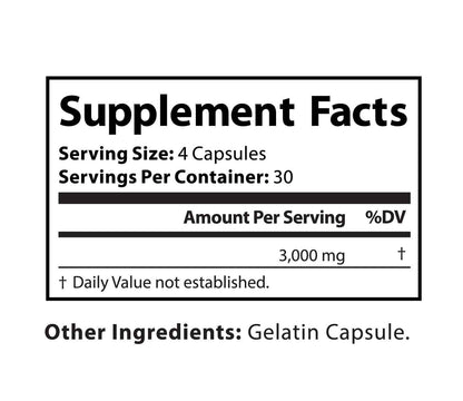 Grass Fed Desiccated Beef Liver Capsules