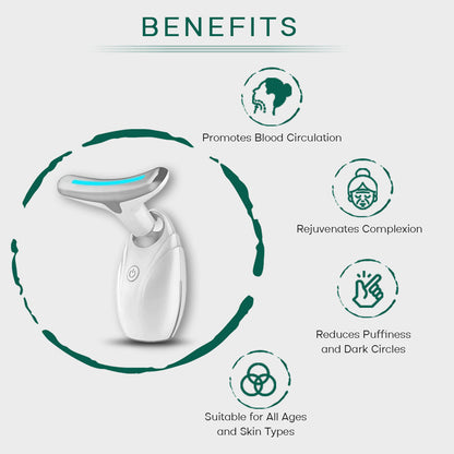 Neck &amp; Face Lifting LED Therapy Device  DestGlow
