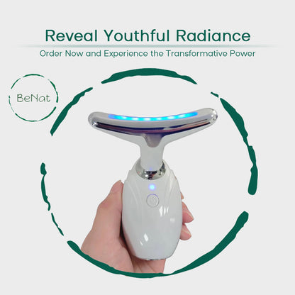 Neck &amp; Face Lifting LED Therapy Device  DestGlow
