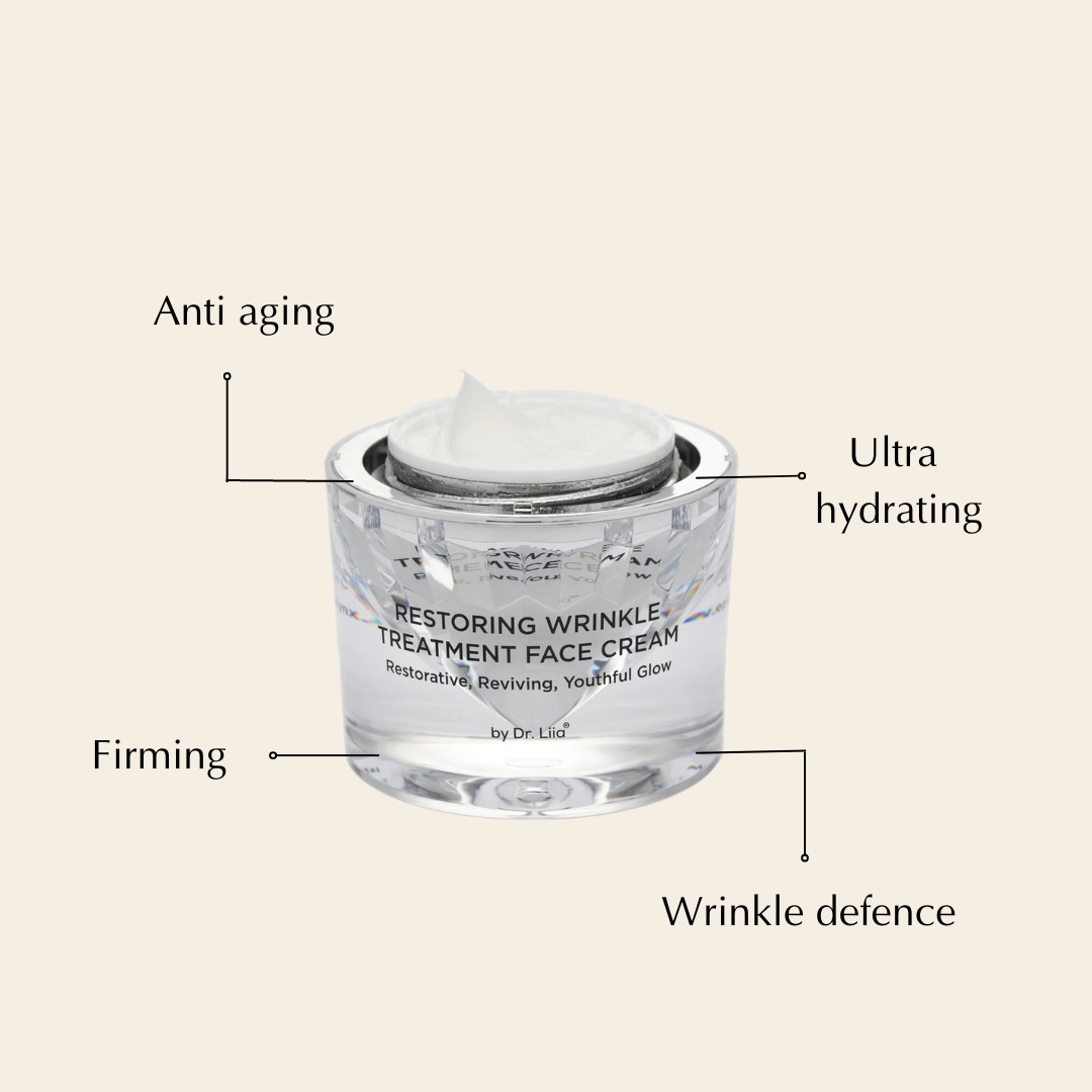 Restoring Wrinkle Treatment Face Cream – Vegan, Hypoallergenic, Gluten-Free Anti-Aging Formula by EpiLynx