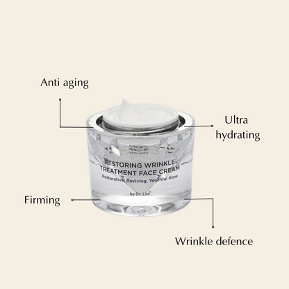 Restoring Wrinkle Treatment Face Cream – Vegan, Hypoallergenic, Gluten-Free Anti-Aging Formula by EpiLynx