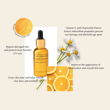 Brightening Vitamin C Glow Serum for Sensitive &amp; Dry Skin – Vegan, Gluten-Free, Anti-Aging, Fragrance-Free by EpiLynx