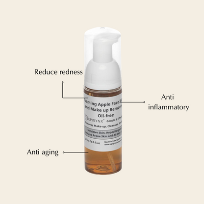 Gentle Foaming Facial Cleanser – Aloe, Apple &amp; Ashwagandha for All Skin Types by EpiLynx