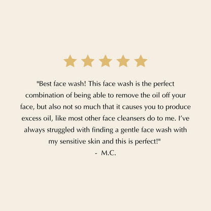 Gentle Foaming Facial Cleanser – Aloe, Apple &amp; Ashwagandha for All Skin Types by EpiLynx