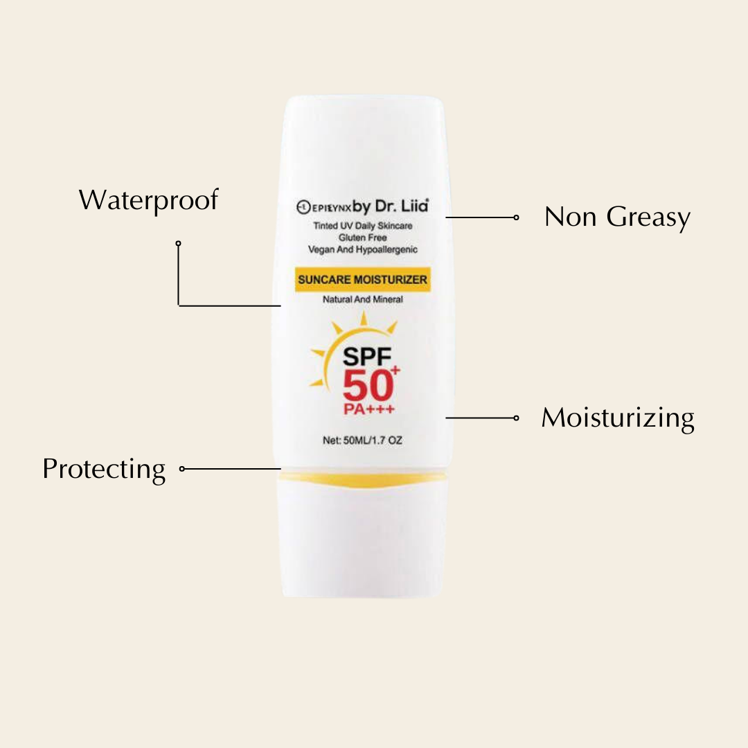 SPF 50 Mineral Moisturizer – Hydrating, Vegan &amp; Sensitive-Skin Friendly by EpiLynx