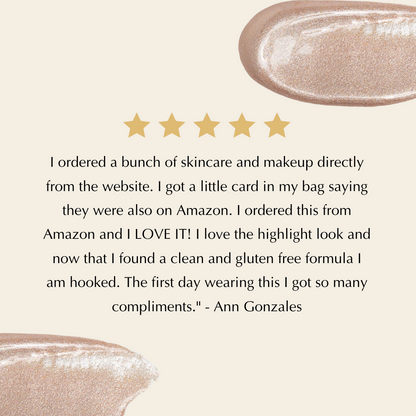 Perfect Liquid Highlighter Drops – Dewy, Luminous Glow (Vegan, Gluten-Free) by EpiLynx