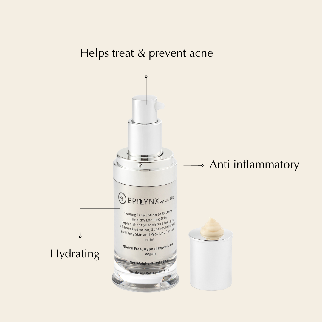 Lightweight Face Moisturizer for Sensitive &amp; Dry Skin – Calming &amp; Hydrating by EpiLynx