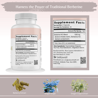 Berberine - Harness the Power of Nature by Bellawell
