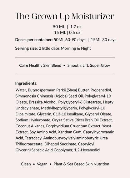Best Moisturizer for Mature Skin by Caire Beauty