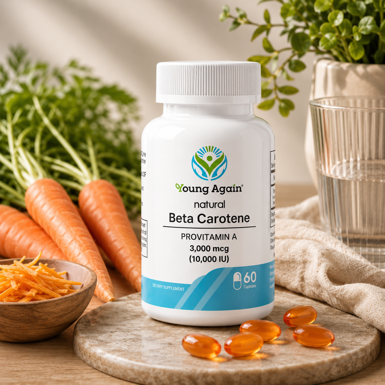Beta Carotene - Best for Immune Function by Young Again